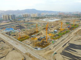蘭州恒大山水城項目D、E地塊土石方工程施工